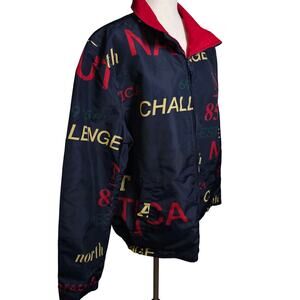 Nautica Vintage Collection Mens Lightweight Jacket Reversable Windbreaker Medium